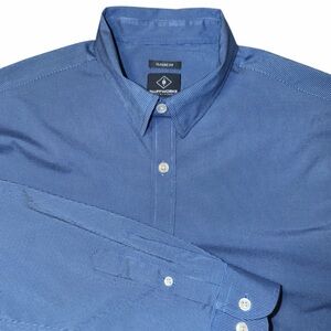 Bluffworks ☆ Zenith Long Sleeve Button Down Shirt ☆ Blue Check